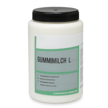 Dekalin® Gummimilch – Latexkleber zum Streichen für Buggarbeiten & Textilien 