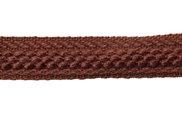 Möbelborte aus 100% Viskose - 13 mm Breite - große Farbauswahl 0124 Rostrot