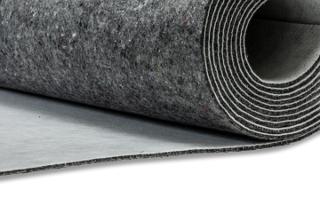 Polsterfilz 750 g/m² 5 mm grau/weiß – Rollenware 200 cm 
