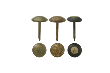 Polsterziernagel flachgewölbt Ø 10 mm – 13 mm Stift – Typ 110 1/3 