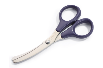 PRYM Stoffschere Professional gebogen mit abgerundeter Spitze – 13,5 cm | 5¼" - Rechtshänder 