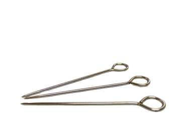 Ringstecker 65 mm, Stahl vernickelt, Karton à 100 Stück 