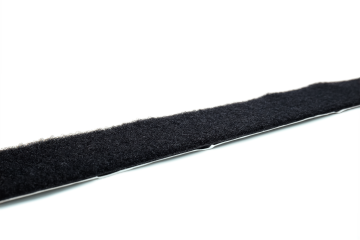 Flauschband selbstklebend | 25 m Rolle 20 mm - schwarz