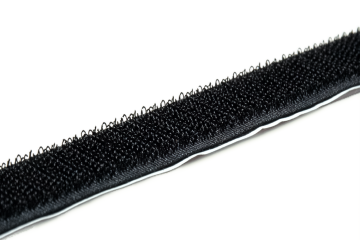 Haftband (Pilzband) selbstklebend 50 mm - schwarz