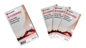 RZ Fleckentuch (5er Pack) – Mobile Fleckentfernung für über 300 Fleckenarten 