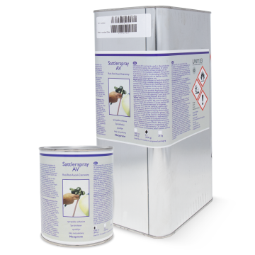 Saba Sattlerspray AV – Sattlerkleber für Schaumstoff & Polstermaterialien 