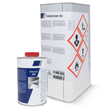 Sabaclean AV – Reiniger & Verdünner für lösemittelhaltige Klebstoffe 