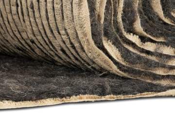 Schnellpolster Roßhaar 2.000 g/m² – Polstermatte Rollenware 115 cm 