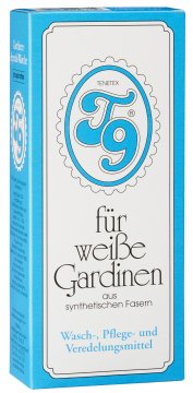 T9 Gardinenwaschmittel Pulver für weiße Gardinen - 200g (4 x 50g) 