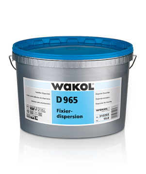 Wakol D 965 Fixierdispersion 10 kg – Rutschhemmende Fixierung für SL-Teppichfliesen 