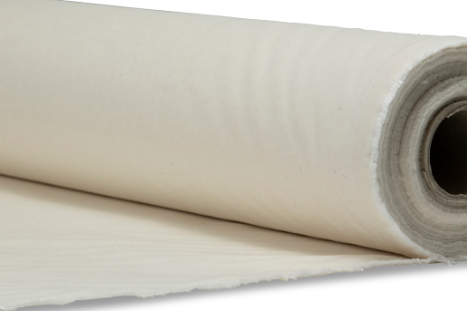 Baumwoll-Inlett 150 g/m² – raschelarm & kalandriert - 160 cm natur