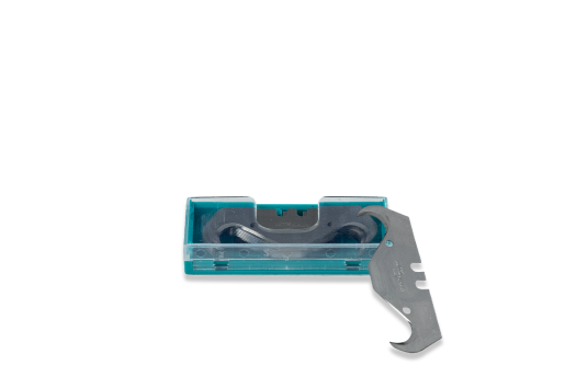 Hakenklingen gross - eisgehärtet aus Kohlenstoffstahl – 55 x 18,7 x 0,65 mm, im Sicherheitsspender 