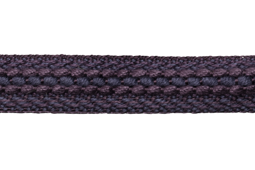 Möbelborte aus 100% Viskose - 13 mm Breite - große Farbauswahl 6957 Aubergine