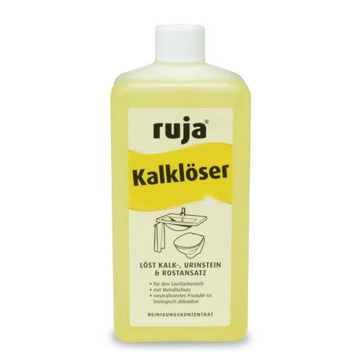 ruja Kalklöser Konzentrat – Entferner für Kalk, Urinstein & Zementschleier - 1 Liter 