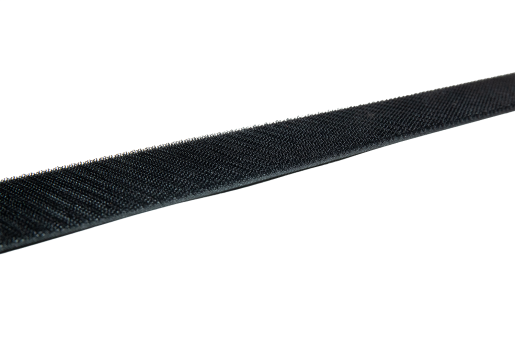 Haftband (Pilzband) zum Nähen 50 mm - schwarz