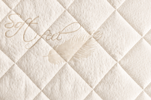 Matratzen Steppstoff Soft Feel | Versteppter Matratzenbezug | Breite 220 cm | Beige 