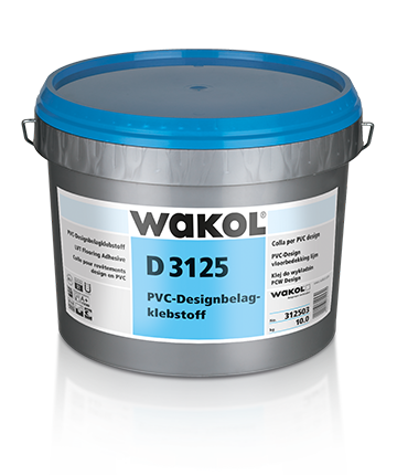 Wakol D 3125 PVC-Designbelagklebstoff 10 kg - Extrem lange Einlegezeit 3125 PVC-Designbelagklebstoff 