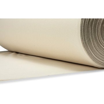 Baumwoll-Trikotschlauch Single Jersey 70/gm² - Rohweiß - verschiedene Breiten 
