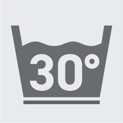 Waschtemperatur 30° schonender Prozess